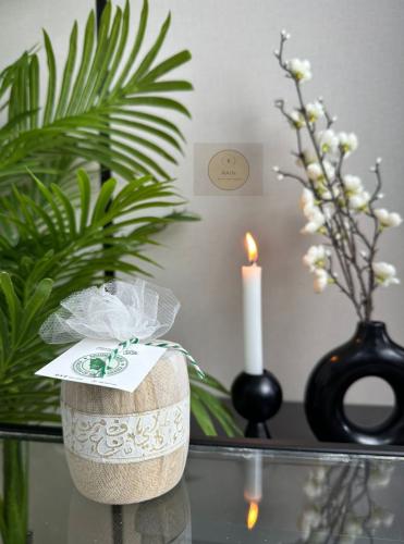 مبخرة أنيقة بكرت شعار اليوم الوطني