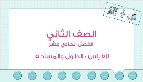عروض بوربوينت لجميع دروس الفصل (١١)