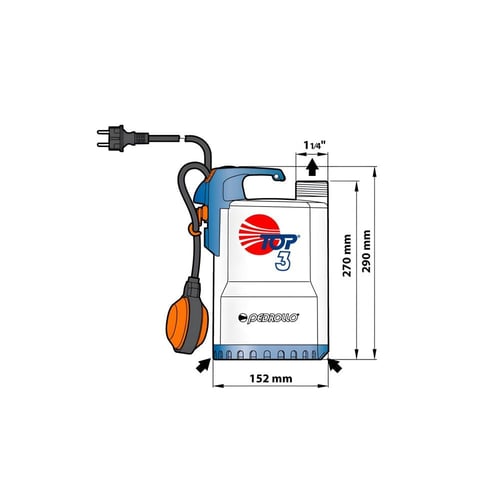 غطاس نوافير 550 وات بيدروللو - إيطالي Top 3