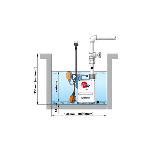 غطاس نوافير بيدروللو Top 1 watt 250 - 1x220V Italy