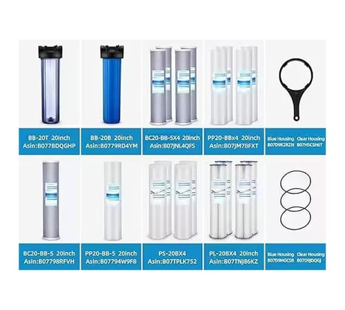 فلتر جامبو 20 بوصة ثلاثي