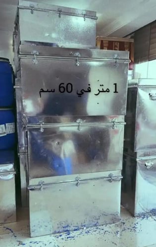 صناديق حديد مجلفن يتوفر بعدة مقاسات