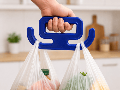 حامل أكياس السوبر ماركت 🛍️