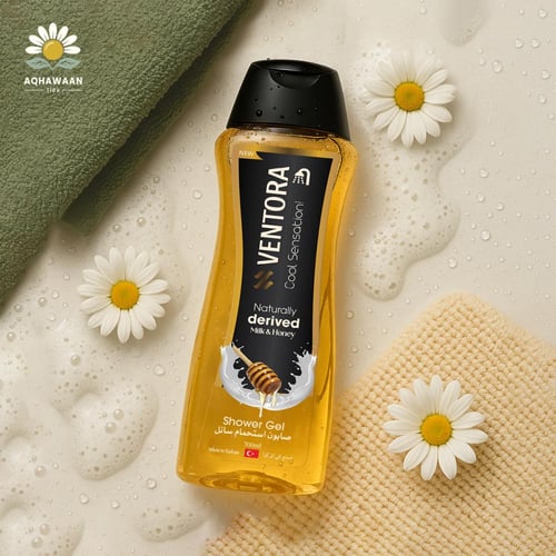 سائل استحمام الحليب والعسل