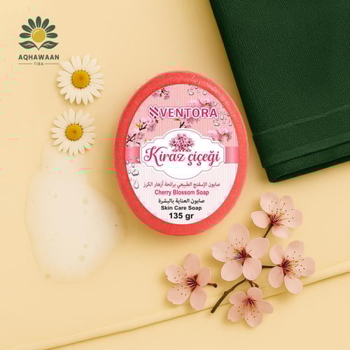 صابون إسفنجي برائحة أزهار الكرز