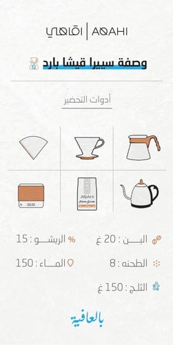 اقاهي - سييرا قيشا - كولومبي - مقطّرة - 250 جرام