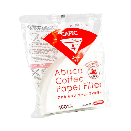 فلتر كافيك الياباني من 2-4 كوب 100 فلتر