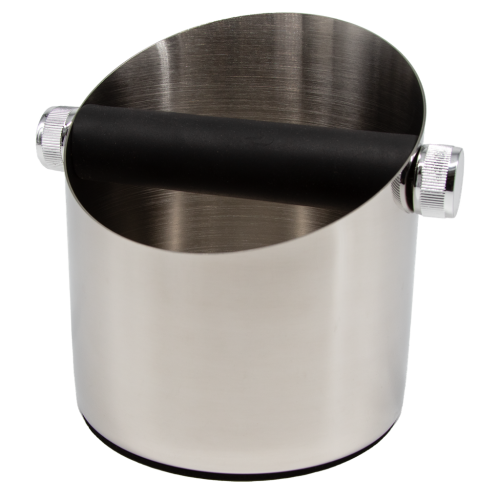 حاوية نفض القهوة ساتانليس أسود ارتفاع 15 سم