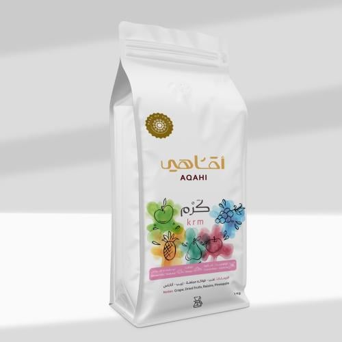 اقاهي - كرم قهوة مقطّرة - كولومبي 1 كيلو