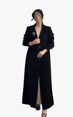 بليزر رسمي تطريز - أسود