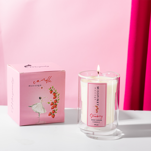 شمعة المساج العطرية ( فراولة )