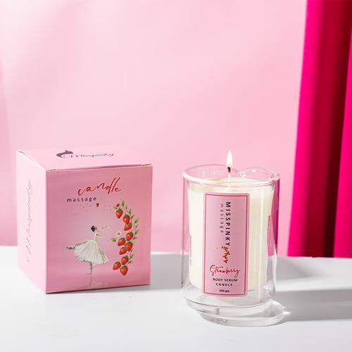 مجموعة شموع المساج العطرية ( كب كيك - لافندر - فان...