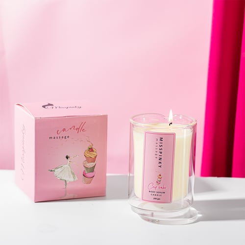 مجموعة شموع المساج العطرية ( كب كيك - لافندر - فان...