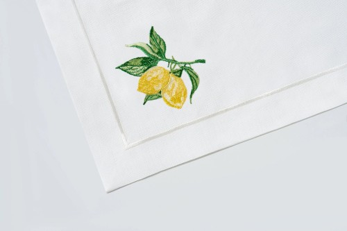 منديل مائدة تصميم الليمون( Napkins)