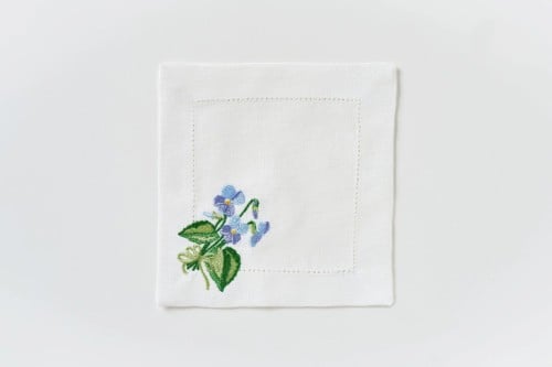 مفرش صغير تصميم زهرة شقائق النعمان(Small Napkins)