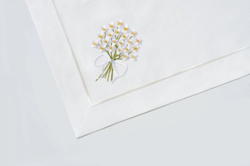 منديل مائدة تصميم زهرة ديزي ( Napkins)