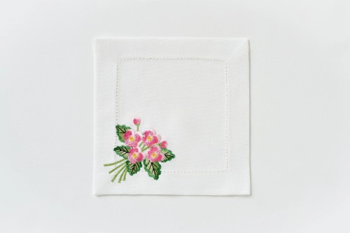 منديل صغير بتصميم زهرة الورد البري(Small Napkins)