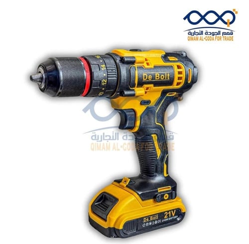 دريل بطارية DEBOLT 21 فولت – 13 مم، بطاريتين، شنطة...