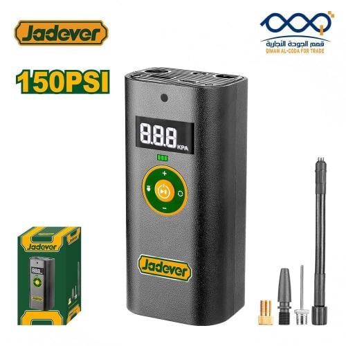 منفاخ إطارات لاسلكي محمول 8 فولت JADEVER - شحن Typ...