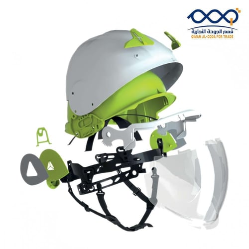 خوذة سلامة معزولة DELTA PLUS مع قناع حماية (Arc Fl...