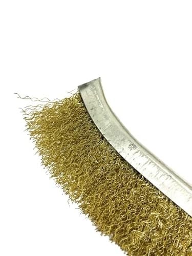 فرشة تنظيف يد بلاستيك نحاس