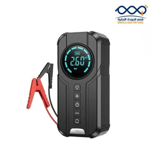 اشتراك سيارة ومنفاخ هواء 4 في 1 (6000mAh) - مع كشا...