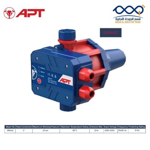 أتوماتيك التحكم بالضغط 10 بار يدوي صيني APT GFAm1