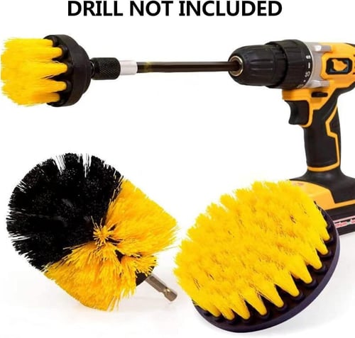 طقم فرش تنظيف للدريل عدد 3 خشن OSCO