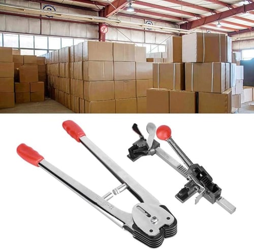 ماكينة تربيط كراتين لشريط بلاستيك