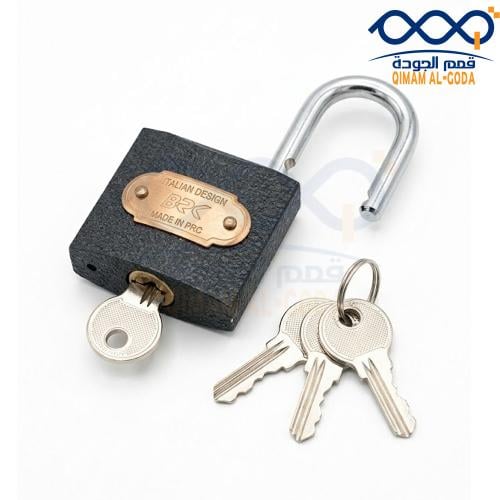 BRK Heavy Duty Iron Padlock 38mm - Top Security An...