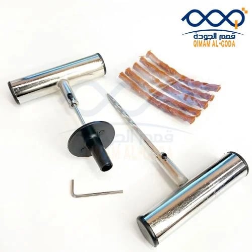 Premium Steel Tubeless Tire Repair Kit - Heavy Dut...