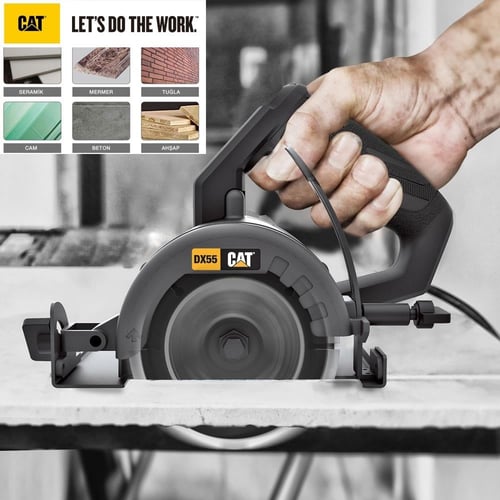 منشار قص رخام 1400 واط 110 مم CAT DX55