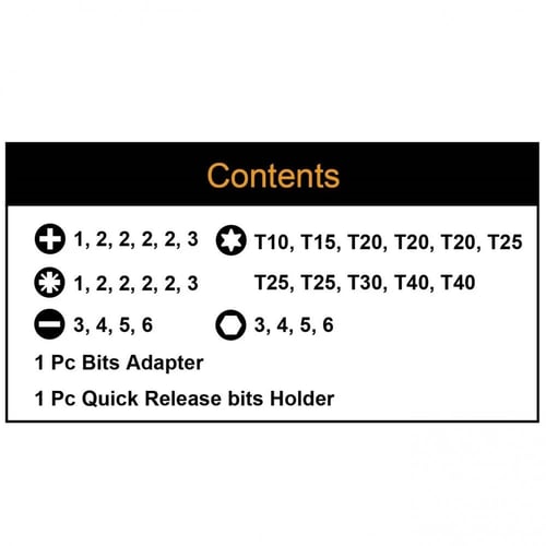 طقم لقمة مفك( 33 قطعة ) تايواني TOWER