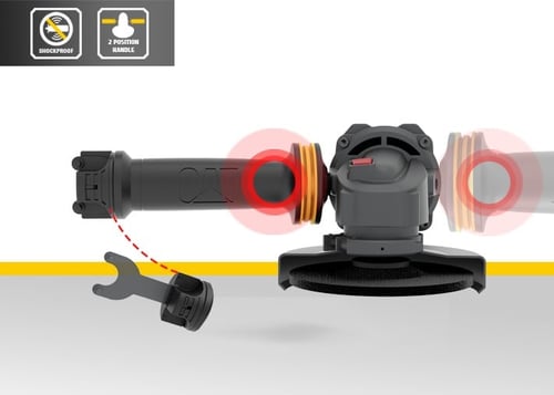 صاروخ قص وجلخ 5 بوصة 1200 وات CAT DX36