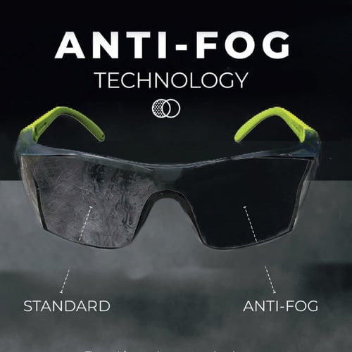 نظارات سلامة ضد الضباب شفاف تركي S-400 - TRANSPARE...