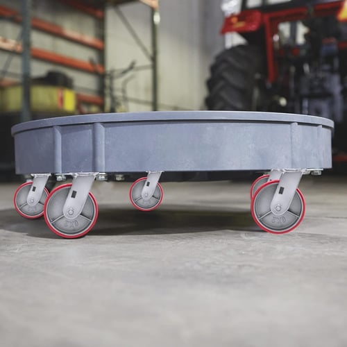 عجل احمر حديد متحرك