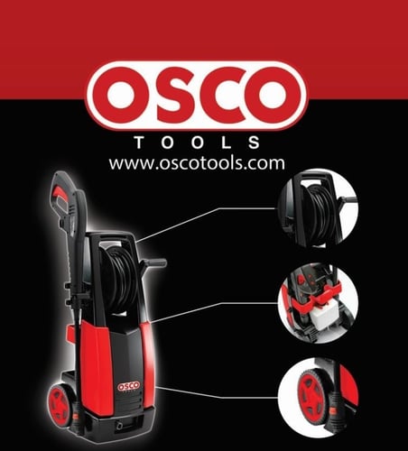 مضخة غسيل سيارات 145 بار 2100 واط OSCO
