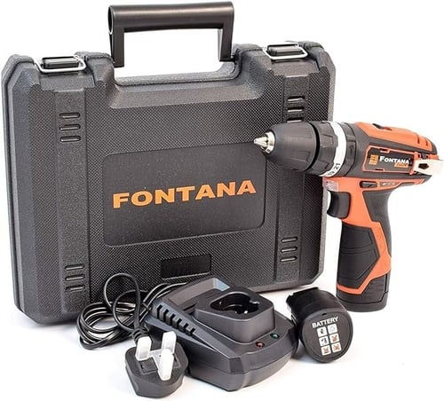 دريل بطارية مطرقة مع 2 بطارية FONTANA 12V