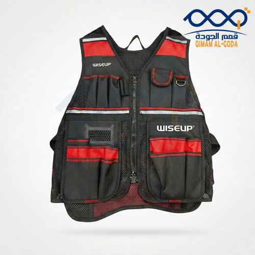 WISEUP Multi-Pocket Professional Tools Vest Jacket...