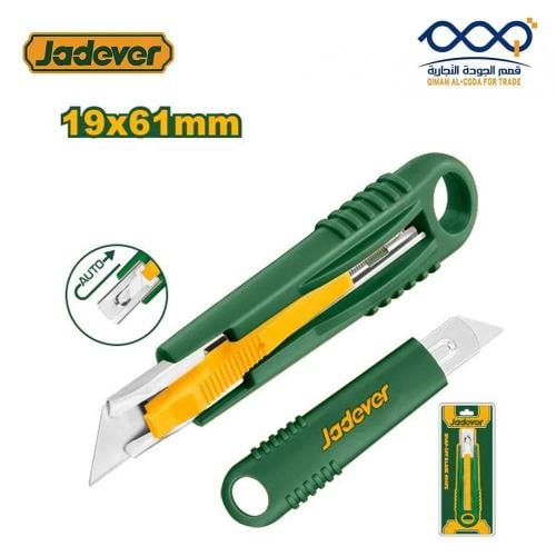 JADEVER Plastic Handle Safety Utility Knife - Auto...