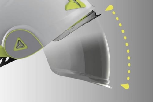 خوذة سلامة معزولة DELTA PLUS مع قناع حماية (Arc Fl...