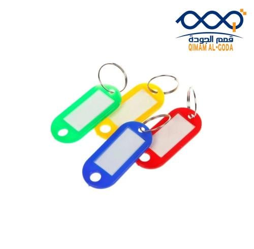 Multi-Color Plastic Key ID Tags with Label Window