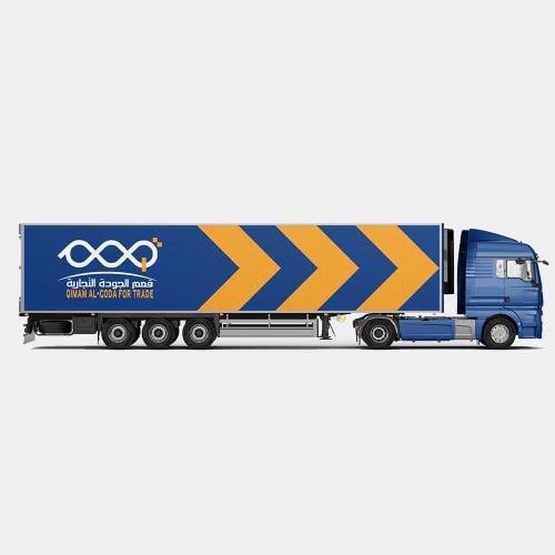 Custom Promotional Wraps & Stickers for Large Trucks & Refrigerated Trailers (German Vinyl - UV Print) - 2-Year Warranty