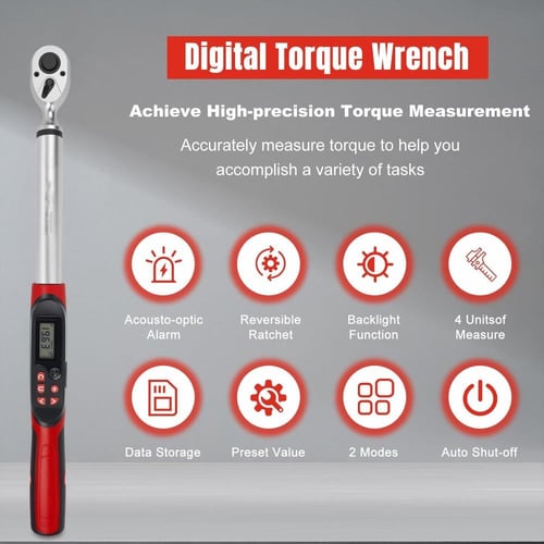 مفتاح يد شد عزم ديجيتال 1/2" (17-340) NM تايوانية...