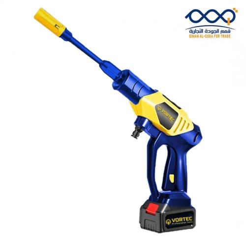 مضخة غسيل سيارات لاسلكية ببطارية – ضغط عالي 50 بار