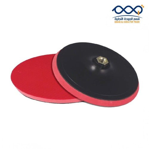 قاعدة لاصق تلميع وصنفرة أحمر