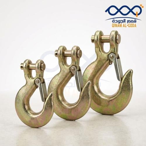 Heavy Duty Forged Steel Clevis Slip Hook with Safe...
