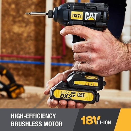دريل بطارية مفك براغي 18 فولت CAT DX71