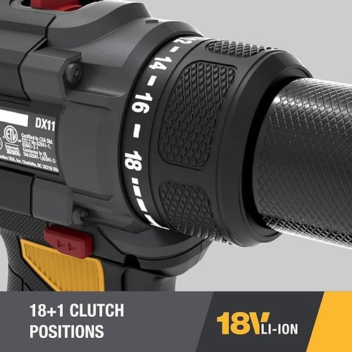 دريل بطارية 18 فولت 2 امبير CAT DX11