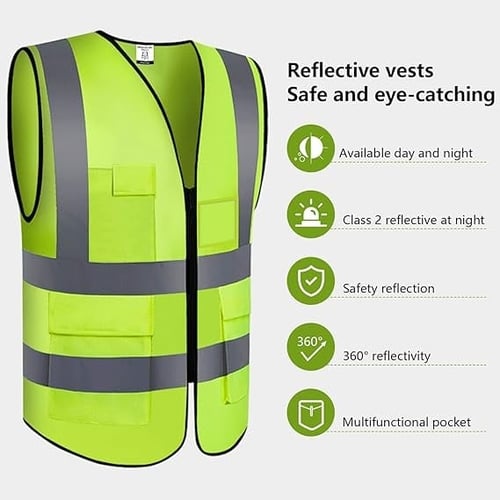 سترة سيفتي 4 جيب بسوستة